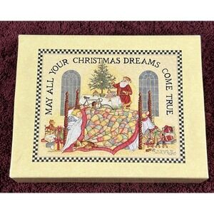 Vtg LANG "Sweet Dreams" Christmas Cards Ellen Stouffer Boxed Set of 12 w/Env
